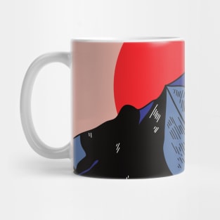 Sunny mountains Mug